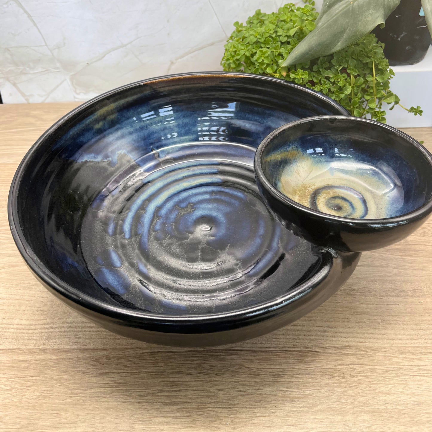 Serving Dish, Chip and Dip - 5928